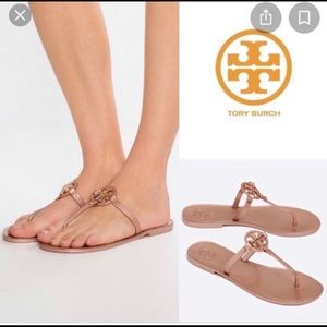 TORY BURCH ROSE GOLD JELLY
THONG SANDAL